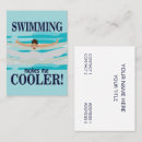 Suche nach schwimmen visitenkarten Schwimmlehrer