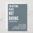 Suche nach alter mann einladungen Spaß