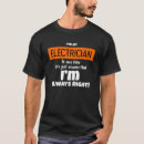 Suche nach ein elektriker tshirts Einfach