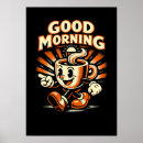 Suche nach kaffee cartoon poster Retro