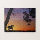 Suche nach sonnenuntergänge puzzle Pferd