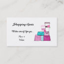 Suche nach shopping visitenkarten Für sie