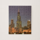 Suche nach chicago skyline puzzle Usa