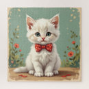 Suche nach weiße katze puzzle Blumen