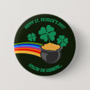 Suche nach lustiger st patricks tag buttons Kleeblätter