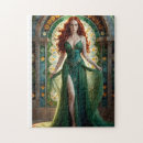 Suche nach grüne augen puzzle Fantasie