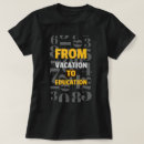 Suche nach urlaub tshirts Bildung