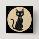 Suche nach schwarze katze halloweens buttons Schwarzkatze