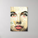 Suche nach gesichts leinwand Wandkunst