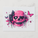 Suche nach rosa schädel postkarten Gothic