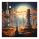 Suche nach futuristic city poster Science fiction