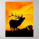 Suche nach elch silhouette poster Tiere