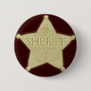 Suche nach wilder westen buttons Sheriff
