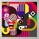 Suche nach zwei frauen poster Abstrakt