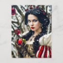 Suche nach schnee prinzessin postkarten Weiß