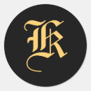 Suche nach k buchstabe aufkleber Monogramm