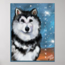 Suche nach alaskan malamute poster Weihnachten