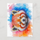 Suche nach roter panda postkarten Tier