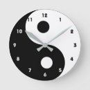 Suche nach black and white wanduhren Yin yang