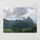 Suche nach pitons postkarten St lucia