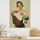 Suche nach hausfrau poster Vintag