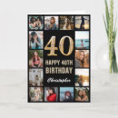 Suche nach 40 geburtstag karten Foto collage