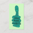Suche nach grüner daumen visitenkarten Gartenarbeit