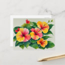 Suche nach gelber hibiskus postkarten Blume