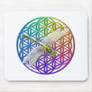 Suche nach blume des lebens mousepads Lila