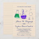 Suche nach nerdy hochzeit einladungen Chemie