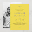 Suche nach gelbe graue hochzeit einladungen Typografie