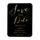 Suche nach save the date wedding magnete Schwarz und gold