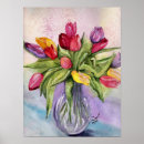 Suche nach bunte tulpen poster Aquarell