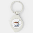 Suche nach morgens mit ihr schlüsselanhänger Cappuccino