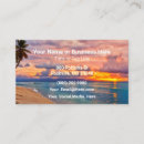 Suche nach sonnenaufgang in meer visitenkarten Strand