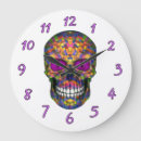 Suche nach sugar skull wanduhren Colorful