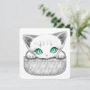 Suche nach kätzchen kleine grußkarten Tiere