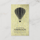 Suche nach heißluftballon visitenkarten Vintag