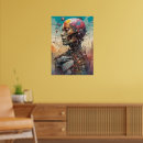 Suche nach retro roboter poster Abstrakt
