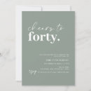 Suche nach glücklicher 40 geburtstag einladungen Geburtstagsfeier