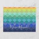 Suche nach geometrische formen postkarten Bunt