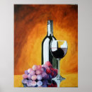 Suche nach wein und trauben poster Stillleben