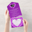 Suche nach amethyst lila einladungen Paar