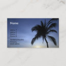 Suche nach sonnenuntergang silhouette visitenkarten Palme