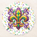 Suche nach fleur de lis untersetzer Mardi gras