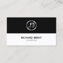 Suche nach lied visitenkarten Musiker