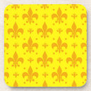 Suche nach fleur de lis untersetzer Gelb