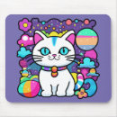 Suche nach große mit augen katze mousepads Blau