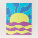 Suche nach sonnenaufgang puzzle Wellen