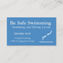 Suche nach schwimmen visitenkarten Schwimmunterricht